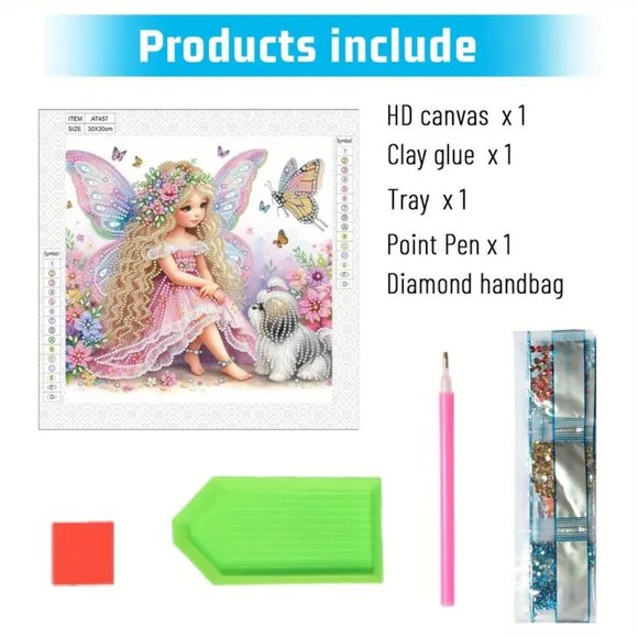 Princess Elf Diamond Painting Kit #144 - Picture 2 of 5